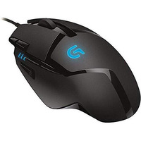 Logitech G402 Hyperion Fury Usb Wired Gaming Mouse, 4,000 Dpi, Lightweight, 8 Programmable Buttons, Compatible For Pc/Mac - Black