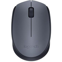 Logitech M170 Wireless Mouse, 2.4 Ghz With Usb Mini Receiver, Optical Tracking, 12-Months Battery Life, Ambidextrous Pc/Mac/Laptop - Grey/Black