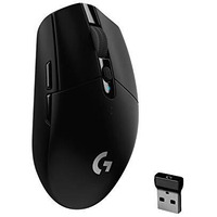 Logitech G304 Lightspeed Wireless Gaming Mouse, Hero Sensor, 12,000 Dpi, Lightweight, 6 Programmable Buttons, 250H Battery Life, On-Board Memory, Compatible With Pc/Mac - Black