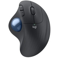 Logitech Ergo M575 Wireless Trackball Mouse - Easy Thumb Control, Precision And Smooth Tracking, Ergonomic Comfort Design, For Windows, Pc And Mac With Bluetooth And Usb Capabilities, Black, Medium