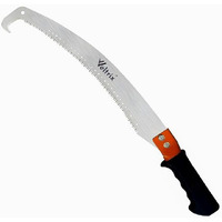 Veltrix - Pruning Gardening Saw (21 Inch) With Pole Fixing Slot | Curved Blade Hand Saw With Hook | Garden Tree Pruner | Comfort Rubber Handle | Ideal For Branch Cutting, Gardening, And Tree Trimming
