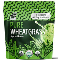 Sparkfusion 100% Pure Wheatgrass Powder 100Gm | Green Superfood Powder For Smoothies | Wheat Grass Juice Organic | Immunity Booster For Men And Women