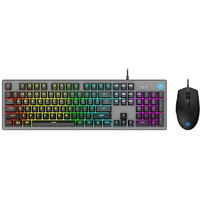 Hp Km300F Wired Usb Gaming Keyboard And Mouse Set, Membrane Backlit, 26 Keys Anti-Ghosting, 3 Led Indicators & 3D 6K Usb Mouse With 6400Dpi,Six-Speed Cyclic Resolution Switching, Black