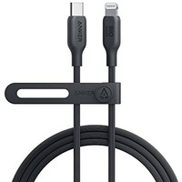 Anker Usb-C To Lightning Cable, Mfi Certified Iphone Charging, 6Ft Phantom Black For Iphone 14/14Pro/14Pro Max/13/13 Pro/12/11/X/Xs/Xr/8 Plus - Fast Charging, Bio-Based (Charger Not Included)