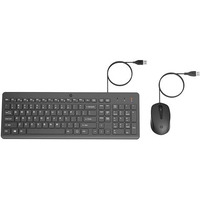 Hp 150 Wired Keyboard And Mouse Combo With Instant Usb Plug-And-Play Setup, 12 Shortcut Keys, 6 Adjustable Slope Keyboard And 1600 Dpi Optical Sensor Mouse (3-Years Warranty, 240J7Aa)