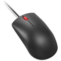 Lenovo 120 Wired Plug & Play Usb Mouse, High Resolution 1600 Dpi Optical Sensor, 3-Button Design With Clickable Scroll Wheel, Ambidextrous, Ergonomic Mouse For Comfortable All-Day Grip (Gy51L52636)