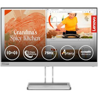 Lenovo L-Series 22 Inch (54.6Cm) | Fhd Ips Ultraslim Monitor| 75Hz, 99% Srgb, 4Ms, Amd Freesync, Hdmi 1.4, Vga, 2X3W Speakers,Tilt Stand, For Home & Office Use, 3 Year Warranty,Grey, L22I-40