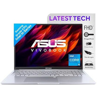 Asus Vivobook 16, Intel Core I5-12500H, 16Gb Ram, 512Gb Ssd, Fhd+ 60Hz 300Nits, 16", Windows 11, Ms Office Home, Transparent Silver, 1.88Kg, X1605Zac-Mb541Ws, Fingerprint, 42Whr Battery Laptop