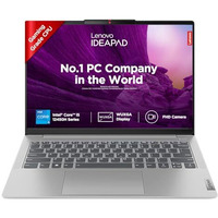 Lenovo Ideapad Slim 5, Intel Core I5-12450H, 12Th Gen, 16Gb Ram, 512Gb Ssd, Wuxga+ Ips, 14"/35.5Cm, Windows 11, Ms Office 2021, Cloud Grey, 1.46Kg, 83Bf000Uin, Backlit Kb, Fhd Camera, Alexa Laptop