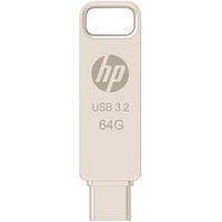 Hp 886C 64Gb Otg Usb Flash Drive 3.2 Gold/Metallic Swivel Design/Durable Metal Material