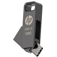 Hp 886C 128Gb Otg Usb Flash Drive 3.2 Rock/Metallic Swivel Design/Durable Metal Material