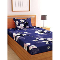 Starnstyle Premium 160 Tc Ezyption Cotton Bedsheet For Single Bed With 1 Pillow Covers Macaroon