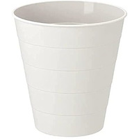 Ikea Fniss Plastic Open-Top Waste Bin, (10 L, 3 Gallon, White)