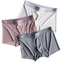Asjar Ultra-Soft Lycra Material Trunks For Men| Ice-Silk Men Short | Underwear | Multi-Colored.(Pack Of 3) Multicolour
