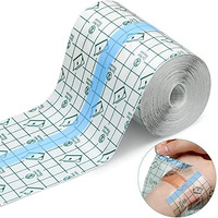 Chidakash Transparent Stretch Adhesive Bandage Clear Waterproof Bandages Dressing Tape For Shower Tattoos (7Cmx10M)