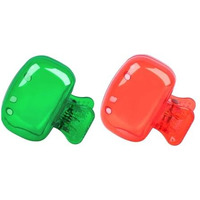 Chidakash 2 Pack Travel Toothbrush Head Covers Toothbrush Protector Cap Brush Pod Case Protective Portable Plastic Clip For Household Travel, Camping, Bathroom, School (Multicolor)