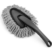Chidakash Mini Microfiber Duster Interior, Multi-Purpose Duster Brush With Handle For Car Cleaning & Household