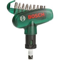 Bosch Ratchet Pocket Corded Screw Driver With 9 Screwdriver Bits (Multicolour, L = 25 Mm)