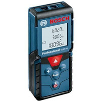 Bosch Glm 40 Professional Laser Distance Measurer | Versatile Laser Measuring Device | Laser Class 2, Range Up To 40.00 M, 0.15 M| Memory Function, Ip54 Rated| Batteries Included| 1 Yr Warranty