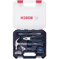 Bosch Hand Tool Kit, 12-Pieces Kit, Professional Hand Tools, Precision Tools, Ergonomic Design, Durable & Rust-Resistant, Blue, Hard Case For Secure Storage