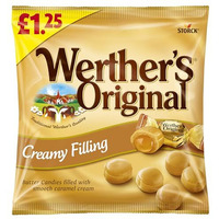 Storck Werther's Original Caramel Creamy Filling Candies (110G)