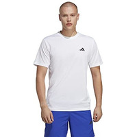 Adidas Men's Geometric Regular Fit T-Shirt (Ic7430_White/Black S)