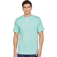 Adidas Men's Regular Fit T-Shirt (Iu0017_Easgrn/White/Silvmt