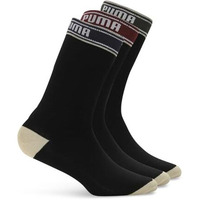Puma Unisex-Adult Lifestyle Crew Socks 3P, Black, 39/42 (94054002)