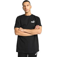 Puma Men's Cotton Solid Regular Fit T-Shirt (683736_Black)
