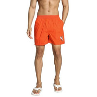 Puma Men's Cotton Classic Printed Boxer Shorts (Pack Of 1) (685253_Deep Apricot-Live Wire