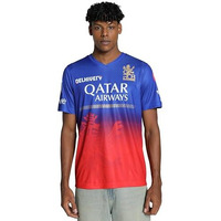Puma Polyester Men's Printed Regular Fit T-Shirt (781675_Surf The Web-For All Time Red, Xl