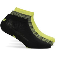 Puma Cotton Unisex-Adult Lifestyle Sneakers 3P Ankle Length Socks, Lime Green-Black, 39/42 (68932001)