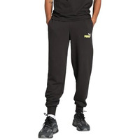 Puma Men's Regular Track Pants (586768_Black-Lime Sheen_Xl)