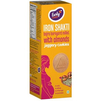 Early Foods - Bajra & Barnyard Millet Cookies With Almonds, Pregnancy & Breast-Feeding Snack, 130 Gram