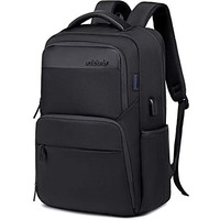 Arctic Hunter Backpack For Men Women 28L Medium Formal Business 15.6" Laptop Bag With Shockproof Pocket Usb Port For Office Weekend Travel College Water Resistant,Black