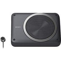 Sony Car Subwoofer Xs-Aw8 20 Cm (8 Inch) Active Under Seat Sub Woofer (Black), Peak Power - 160W, Rms Power - 75W, Rated Power - 75W, Ultra-Sleek, Shallow Subwoofer, High-Level Input/Audio-Line Input
