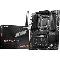 Msi Pro B650-S Wifi Proseries Motherboard (Amd Am5, Atx, Ddr5, Pcie 4.0, M.2, Sata 6Gb/S, Usb 3.2 Gen 2, Hdmi/Dp, Wi-Fi 6E, Amd Ryzen 7000 Series Desktop Processors)