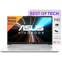 Asus Vivobook Go 14, Amd Ryzen 3 7320U, Thin And Light Laptop, 14" (35.56 Cm) Fhd, (8 Gb Ram/512Gb Ssd/Windows 11/Office 2021/42Whr /Silver/1.38 Kg), E1404Fa-Nk321Ws