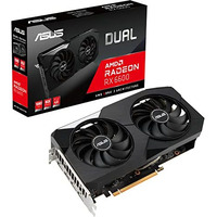 Asus Dual Radeon Rx 6600 8 Gb Gddr6 Ram Pcie 4.0 Dual Fans Desktop Graphic Card, Pci_E_X16