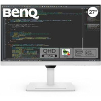 Benq Gw2790Qt 27" Ips 2K Qhd Monitor| Usb-C (65W Pd)| Coding Mode| 99%Srgb|Daisy Chain| Height Adjust| 75Hz| Eye Safe Certified| Brightness Intelligence| Noise Filter Speakers| Hdmi|Dp|Usb Hub (White)