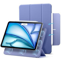 Esr For Ipad Air 11 Inch Case M3/M2(2025/2024), Air 7Th/6Th/5Th/4Th Gen Cover(2022/2020), Powerful Magnetic Case, Slim Trifold Stand, Supports Pencil Pro And Pencil (Usb-C), Rebound Series, Lavender
