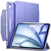 Esr For Ipad Air 11 Inch Case M3/M2 (2025/2024), Ipad Air 7Th/6Th/5Th/4Th Generation Cover Case 2022/2020, Smart Trifold Stand With Clasp, Support Pencil Pro/Usb-C Charging, Ascend Series, Lavender