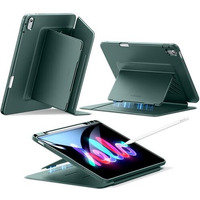 Esr For Ipad Air 13 Inch Case (2025/2024), Vertical Stand Cover, Multi Stand Angles, Ultra-Stable Case For Ipad Air 13 With Pencil Holder, Flip Magnetic Series, Midnight Green