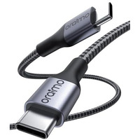 Oraimo 100W Built To Last Cable| 5A Ultra Fast Charging Experience | 10Ft/3M Tangle-Free Type C To Type C Cable | Macbook, Iphone 16, Ipad Pro/Air, Galaxy S24 Ultra & Realme Compatible