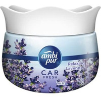 Ambi Pur Car Freshener Gel, Relaxing Lavender, 75 G