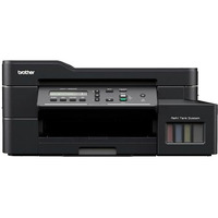 Brother Dcp-T820Dw Wifi Auto Duplex Color Ink Tank Multifunction Printer (Print Scan Copy), Adf, Lcd, Lan, Print Up To 7.5K Pages Black & 5K In Color Each For (Cmy), Extra Black Ink, Free Installation
