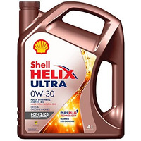 Shell Helix Ultra Ect 0W30 Api Sn, Acea C2/C3 Fully Synthetic Engine Oil For Petrol, Diesel And Hybrid Cars (4 L)