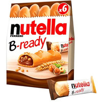 Nutella B-Ready Wafer, 6 X 22 G