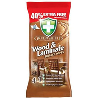 Greenshield Wood And Laminate Surface Wipes - Pack Of 70(Extra Large Wipes)