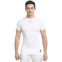 Shrey Intense Compression S/S Top White L Mens Short Sleeve Compression Top For Sports